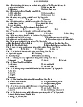 Câu hỏi ôn tập Địa lí 9 - Vùng Tây Nguyên và Đông Nam Bộ