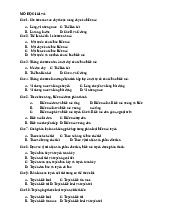 Đề cương mô phôi | Đại học Y dược Cần Thơ