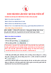 Các bước làm bài tập chia thừa kế theo di chúc và theo pháp luật | Đại học Quảng Nam