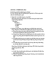 Chương 3: Nhiệt độ học - Lý Sinh | Trường đại học Hồng Bàng
