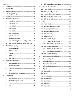 Đề cương tổng hợp một số cấu trúc giữ liệu và giải thuật cơ bản