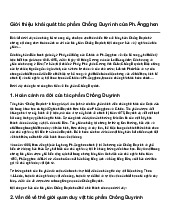 Giới thiệu khái quát tác phẩm Chống Đuyrinh của Ph.Ăngghen