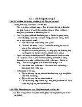 TOP 3 câu hỏi ôn tập chương I học phần Tổng quan cơ sở lưu trú | Trường Đại học Phenikaa