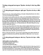Tả dòng sông quê hương em Tập làm văn lớp 5 siêu hay, điểm cao