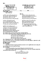 Bộ Đề Kiểm Tra Học Kỳ 1 Ngữ Văn 11 Kết Nối Tri Thức 2024-2025 Có Đáp Án