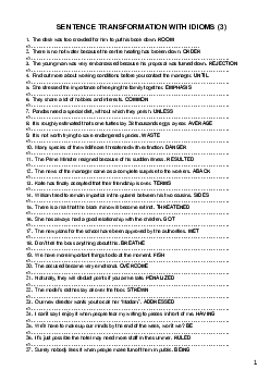 Cambridge English. Key Word Transformation - FCE, CAE