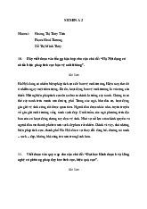Seminar 2 môn Lịch sử Đảng Cộng Sản Việt Nam | Trường Đại học Kinh doanh và Công nghệ Hà Nội