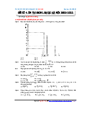 Ôn thi đánh giá năng lực(Đề 4) | Trường đại học Quốc gia Hà Nội