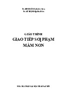 Giáo trình Giao tiếp Sư phạm Mầm non - 2018