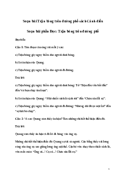 Soạn bài Trận bóng trên đường phố (trang 37) | Tiếng Việt lớp 3 Cánh diều