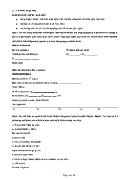 Đề ôn luyện học sinh giỏi lớp 12 THPT năm 2022 (có đáp án)