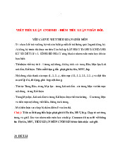 Viết tiểu luận cnxhkh - điểm tiểu luận nhân đôi môn Chủ nghĩa xã hội và khoa học | Trường Đại học Kinh doanh và Công nghệ Hà Nội