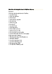 Phân tích môi trường kinh doanh ở Việt Nam hiện nay - Quản trị kinh doanh| Đại học Kinh Tế Quốc Dân