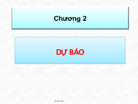 Bai giang du bao cau trong quan tri chuoi cung ung