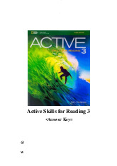 Key Active reading 3 - Khoa Tiếng Anh | Đại học Mở Hà Nội