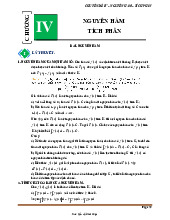 Toán thực tế nguyên hàm và tích phân Toán 12