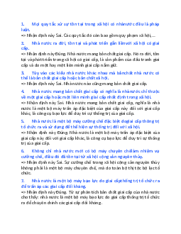 Câu hỏi tình huống pháp luật đại cương/ Đại học nội vụ Hà Nội