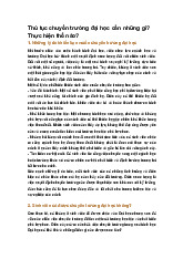 Thủ tục chuyển trường đại học cần những gì? Thực hiện thế nào?