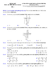 Đề thi thử THPT Quốc gia 2025 môn Toán bám sát đề minh họa - Đề 14