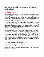 Khái niệm Tư tưởng và Nhà tư tưởng trong Triết học và Xã hội học