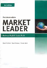Sách Market Leader Pre-Intermediate Course Book - 3rd Edition môn Business English | Trường Đại học Khoa học Xã hội và Nhân văn, Đại học Quốc gia Thành phố Hồ Chí Minh