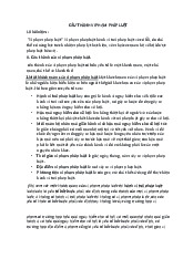 Đề cương Lý luận Nhà Nước và pháp luật | Trường Đại học Kinh tế – Luật