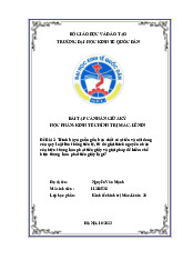 Bài tập cá nhân giữa kỳ - Kinh tế Chính trị Mác-Lê Nin (KTCT01) | Đại học kinh tế quốc dân NEU