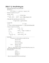 Tóm tắt toàn bộ kiến thức môn Lý thuyết thông tin | Học viện Công Nghệ Bưu Chính Viễn Thông