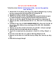 Câu hỏi ôn tập cơ sở truyền số liệu - Công nghệ thông tin | Đại học Công nghệ Giao thông vận tải
