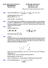 Đề cuối học kỳ 1 Toán 9 năm 2024 – 2025 phòng GD&ĐT Chương Mỹ – Hà Nội