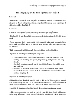 Dàn ý hình tượng người lái đò sông Đà (11 Mẫu + Sơ đồ tư duy) | Văn mẫu lớp 12
