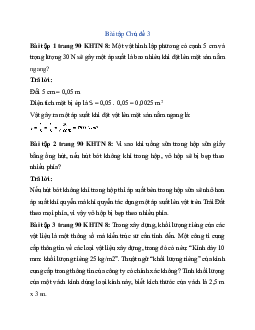 Giải Khoa học tự nhiên 8 bài tập Chủ đề 3 | Cánh diều