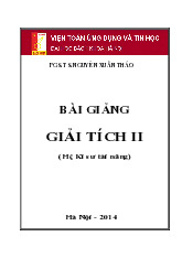 Chương 1: Ứng dụng phép tính vi phân trong hình ảnh | Bài giảng môn Đại số các nhóm ngành chuẩn | Đại học Bách khoa hà nội