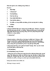 Báo cáo nghiên cứu về luồng trong Windows môn Lập trình nâng cao | Trường Đại học Bách Khoa Hà Nội
