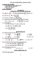Đề cương cuối kỳ 1 Toán 11 năm 2025 – 2026 trường THPT Gia Bình 1 – Bắc Ninh