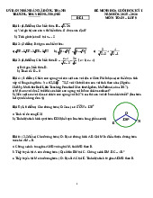 Đề minh họa cuối kỳ 1 Toán 9 năm 2025 – 2026 trường THCS Đông Thạnh – TP HCM