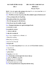 Đề thi thử tốt nghiệp THPT 2025 môn Địa lí bám sát đề minh họa - Đề 49