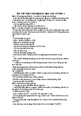 Ôn tập thực hành môn Hóa đại cương 2 - Hóa Đại cương 2 | Trường Đại học Khoa học Tự nhiên, Đại học Quốc gia Thành phố Hồ Chí Minh