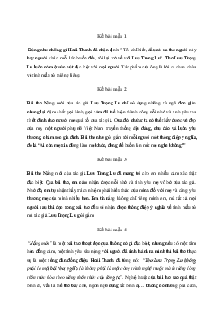Kết bài Nắng mới của Lưu Trọng Lư | Văn mẫu lớp 10 Chân trời sáng tạo