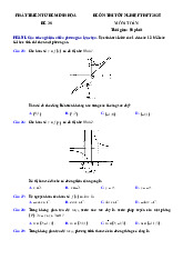 Đề thi thử tốt nghiệp THPT 2025 môn Toán bám sát đề minh họa - Đề 38