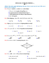 Đề thi học kỳ 1 môn Toán lớp 10 năm học 2024 - 2025 | Bộ sách Kết nối tri thức