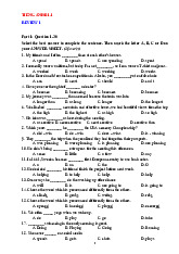 Bài tập tiếng anh B1 | Trường Đại học Nội Vụ Hà Nội