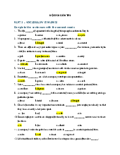 Tài liệu sưu tầm. Đề thi tiếng anh