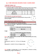 Phương Pháp Giải Hình 9 Vị Trí Tương Đối Của Đường Thẳng Và Đường Tròn