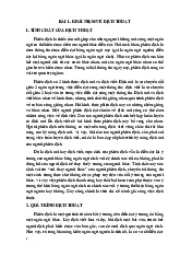 BIÊN DỊCH ANH-VIỆT: KHÁI NIỆM, TÍNH CHẤT VÀ KỸ NĂNG CẦN CÓ