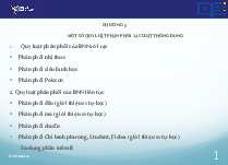 Bài giảng Chương 3: Một số quy luật phân phối xác suất thông dụng môn Kinh tế vi mô | Học viện Ngân hàng