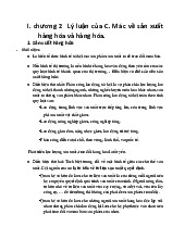 Đề cương ôn tập Kinh Tế Chính Trị Mác - Lênin | Đại học Kinh tế kỹ thuật công nghiệp
