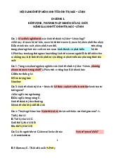 Nội dung ôn tập Kinh tế chính trị | Đại học Y dược thành phố Hồ Chí Minh