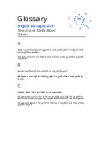 GlossaryProject Management Terms and Definitions Course 1 Template - Anh văn Giao Tiếp Quốc tế 3 (AV015DV01)| Đại học Hoa Sen