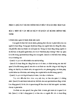 Quản lý hành chính nhà nước